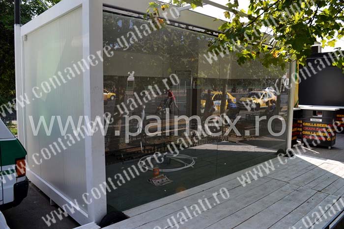 container perte geam Covasna